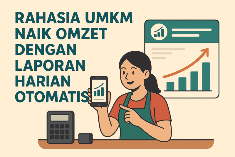 Rahasia UMKM Naik Omzet dengan Laporan Harian Otomatis